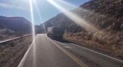 Tránsito normal en la Ruta 40, cerca de La Rinconada: un camión con desperfectos había reducido la calzada