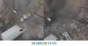 Voraz incendio en un depósito de electrodomésticos: la estructura colapsó y cayeron lavarropas y heladeras