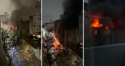 Se incendió un depósito en el centro de La Plata y evacuaron a los vecinos por peligro de derrumbe