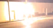 Video: tras el viento, una explosión generó un incendio y dejó sin luz a vecinos de Chimbas