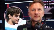 Franco Colapinto junto a Christian Horner en Alpine