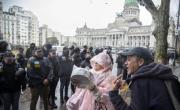 Fuerte operativo en la marcha de los jubilados