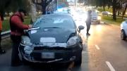 Triple choque en General Paz y Dellepiane dejó varios heridos