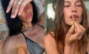 Polka dot nails: así son las uñas virales para el 2025 que ya usan Dua Lipa, Hailey Bieber y Sabrina Carpenter