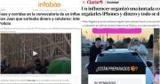 El boom de Peter Regalos en San Juan, con eco en los medios nacionales: qué dijeron sobre la presentación del influencer