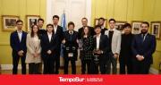 Javier Milei recibió a los alumnos argentinos que ganaron el “Mundial de la Ciencia” de la NASA