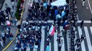 Por criticar la marcha por el Hospital Garrahan, en TN repudiaron una bandera de Irak pero era de Chacarita