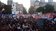 Los trabajadores del Hospital Garrahan marcharon a Plaza de Mayo