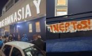 Un grupo de hinchas de Gimnasia se manifestó en la sede contra la Comisión Directiva