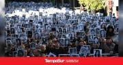 Con el sonido de la sirena comenzó el acto en homenaje a las víctimas del ataque a la AMIA