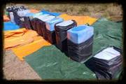 Hallan media tonelada de cocaína de alta pureza enterrada en Beni