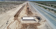 Suspendieron por 20 días y sin goce de haberes a los trabajadores de la obra de la Ruta 40 Sur