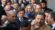 Javier Milei participa del acto por el atentado a la AMIA en medio de un fuerte operativo de seguridad