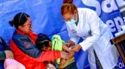 Alcaldía de La Paz informa que 50 niños reciben la vacuna contra el sarampión diariamente
