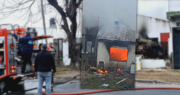 Se conoció el video de un impactante incendio en Ensenada y piden ayuda para una joven que perdió todo