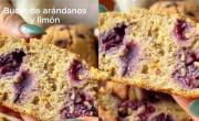 Receta sin gluten y sin lactosa de budín de limón y arándanos: cae liviano y queda delicioso