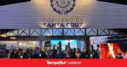 Claudio Vidal recorrió el stand de Santa Cruz