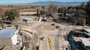Avanza la construcción de una rotonda que buscará mejorar la fluidez vial en un sitio clave