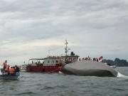 Volcó un barco turístico en Vietnam: al menos 34 muertos