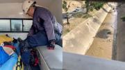 Aquí cada vida cuenta: Así fue el operativo con el que rescataron a perrito de las riberas del Guaire