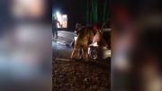 Fuerte choque en la Ruta 151: uno de los vehículos se habría cruzado de carril