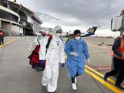 Efectúan simulacro de emergencia sanitaria internacional en el Aeropuerto de El Alto ante el brote de sarampión