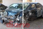 Por la imprudencia de una automovilista, hubo un brutal choque múltiple (Video)