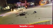 Una pareja resultó herida tras chocar con una camioneta