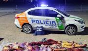 Llevaba 250 kilos de carne tapada con nylon por Ruta 8: multan a un hombre en Río Negro