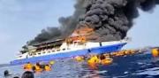 Al menos 5 muertos tras un incendio en el barco de pasajeros 'KM Barcelona' en Indonesia