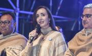 En medio de su interna con el Gobierno, Victoria Villarruel viajó a Catamarca y asistió al Festival Cuna del Poncho
