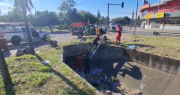 Hallan a un hombre sin vida dentro de un canal de drenaje de la zona sur de Santa Cruz de la Sierra