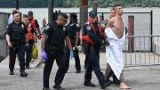 Hombre desató el caos en Nueva York al desnudarse y protagonizar una persecución en el río Hudson