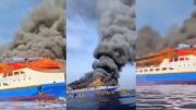 TERROR EN INDONESIA: Ferry con casi 300 personas a bordo se incendió mientras navegaba, hay al menos cinco muertos