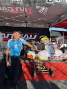 Vicente Aguilar, el joven neuquino que sueña con el mundial de karting