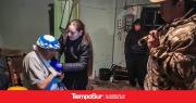 Rápido accionar de bomberos asisten a un peón herido