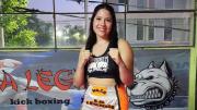 Valentina, la joven policía que se anima al kick boxing: “Me hago las uñas, las pestañas y no interfiere en nada”