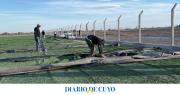 El primer complejo deportivo de 25 de Mayo tiene 40% de avance de obra