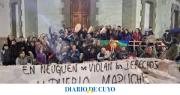 Protesta, toma y desalojo de mapuches