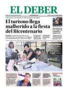 Portadas de los periódicos de Bolivia del lunes 21 de julio del 2025