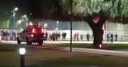 Alarma por un principio de incendio en la zona del paseo de los carros pancheros de Capital
