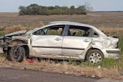 Dos mujeres resultaron heridas tras el vuelco de un automóvil en cercanías de Vilelas