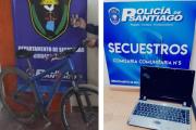 La Policía recuperó elementos robados en operativos en barrios de la Capital