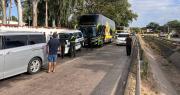 Chofer de bus muere esperando en la fila para cargar diésel en un surtidor de Santa Cruz