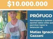 Ofrecen 10 millones de pesos de recompensa por Matías Gazzani, el capo narco rosarino más buscado