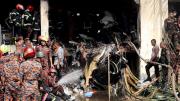 Tragedia en Bangladesh: avión militar se estrella contra una escuela y mueren 27 personas