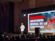 La trastienda de la Derecha Fest: zapatos libertarios, fuertes críticas a los periodistas y merchandising anti woke