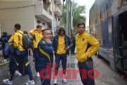 El mensaje de Leandro Paredes tras llegar a Santiago del Estero: “Vamos Boca”