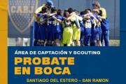 Boca probará jugadores en cancha de Vélez de San Ramón