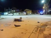 Grave choque en Bariloche: dos hombres internados por el impacto entre una camioneta y una moto